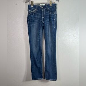 Ariat mid rise straight REAL denim jeans